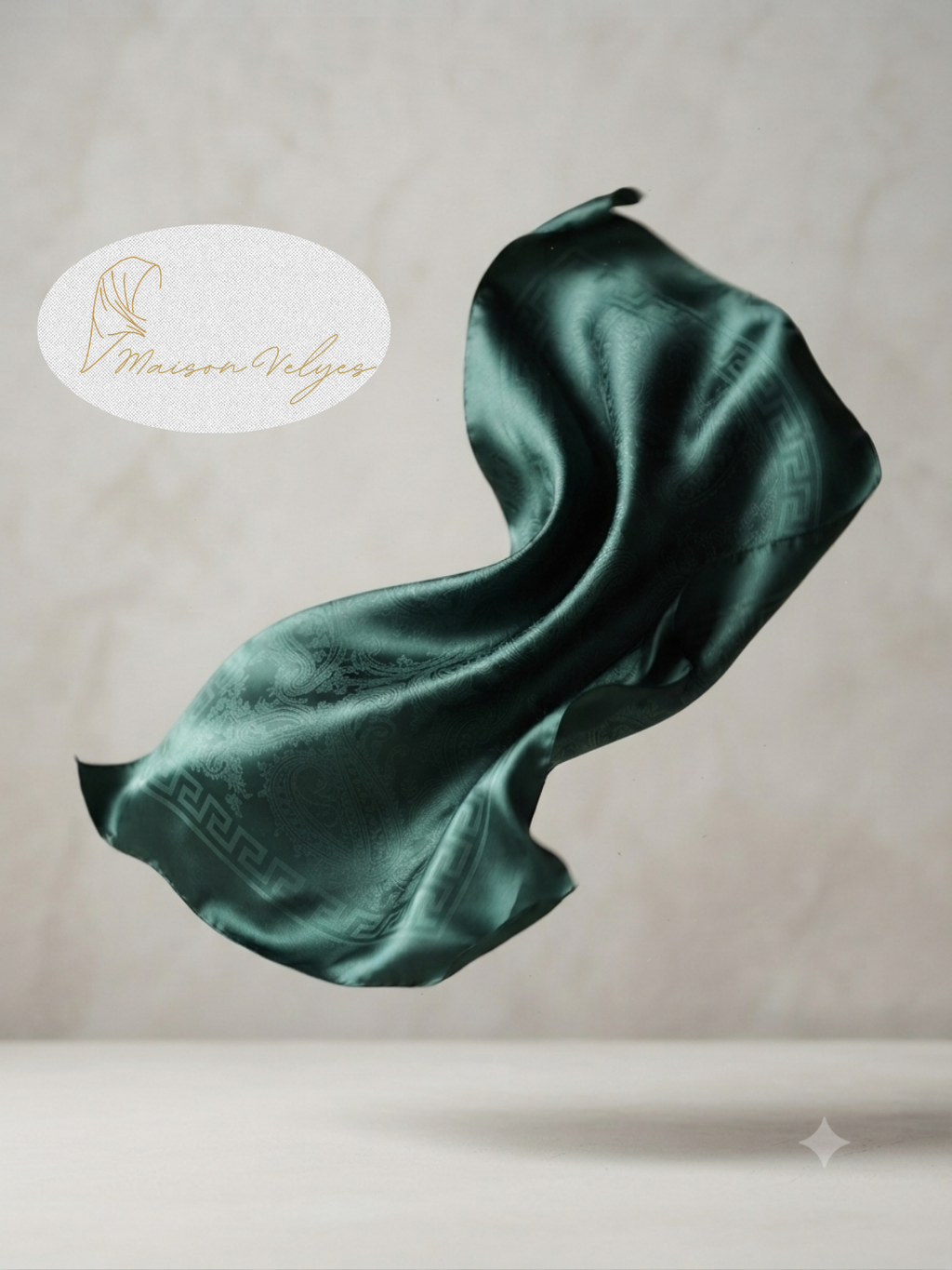Foulard Hellène vert