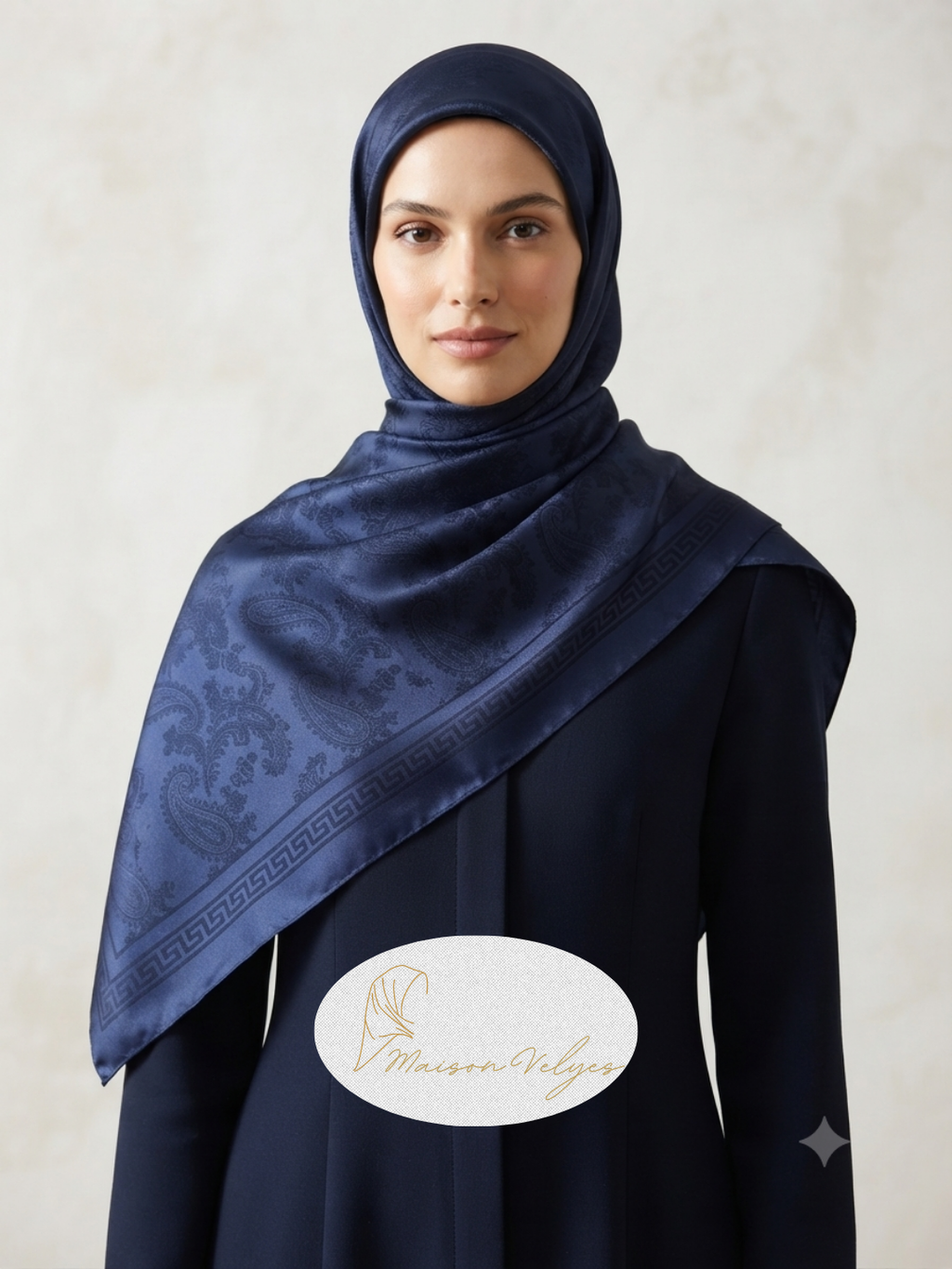 Foulard Hellène Bleu