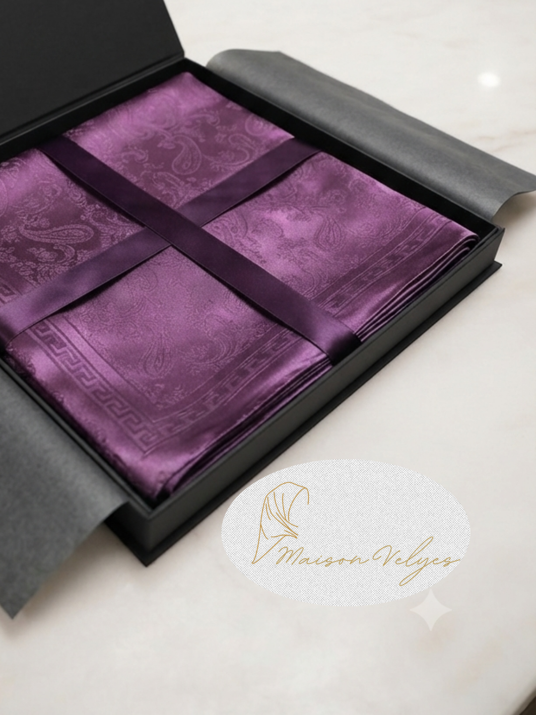 Foulard Hellène Violet