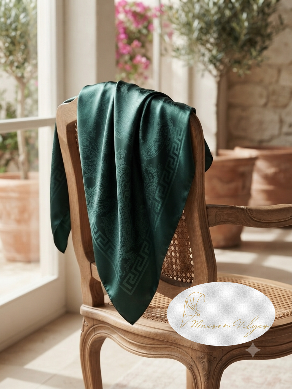 Foulard Hellène vert