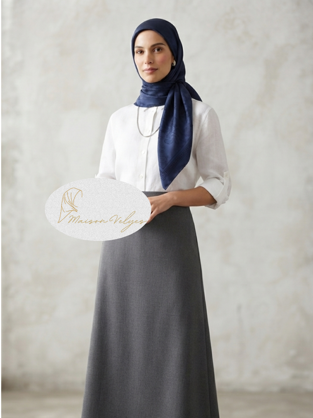 Foulard Hellène Bleu