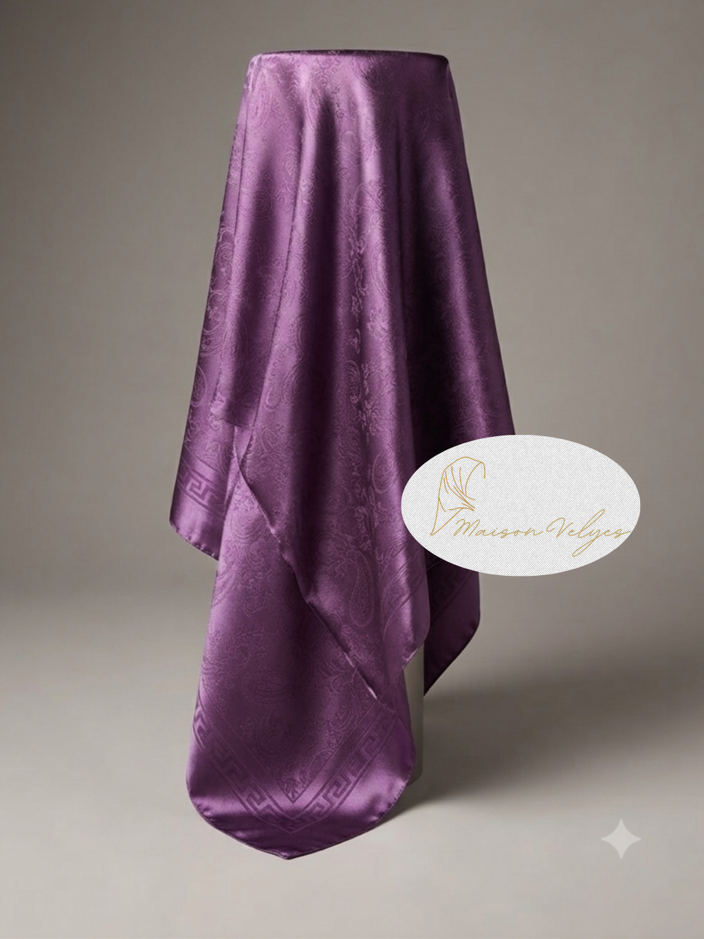 Foulard Hellène Violet